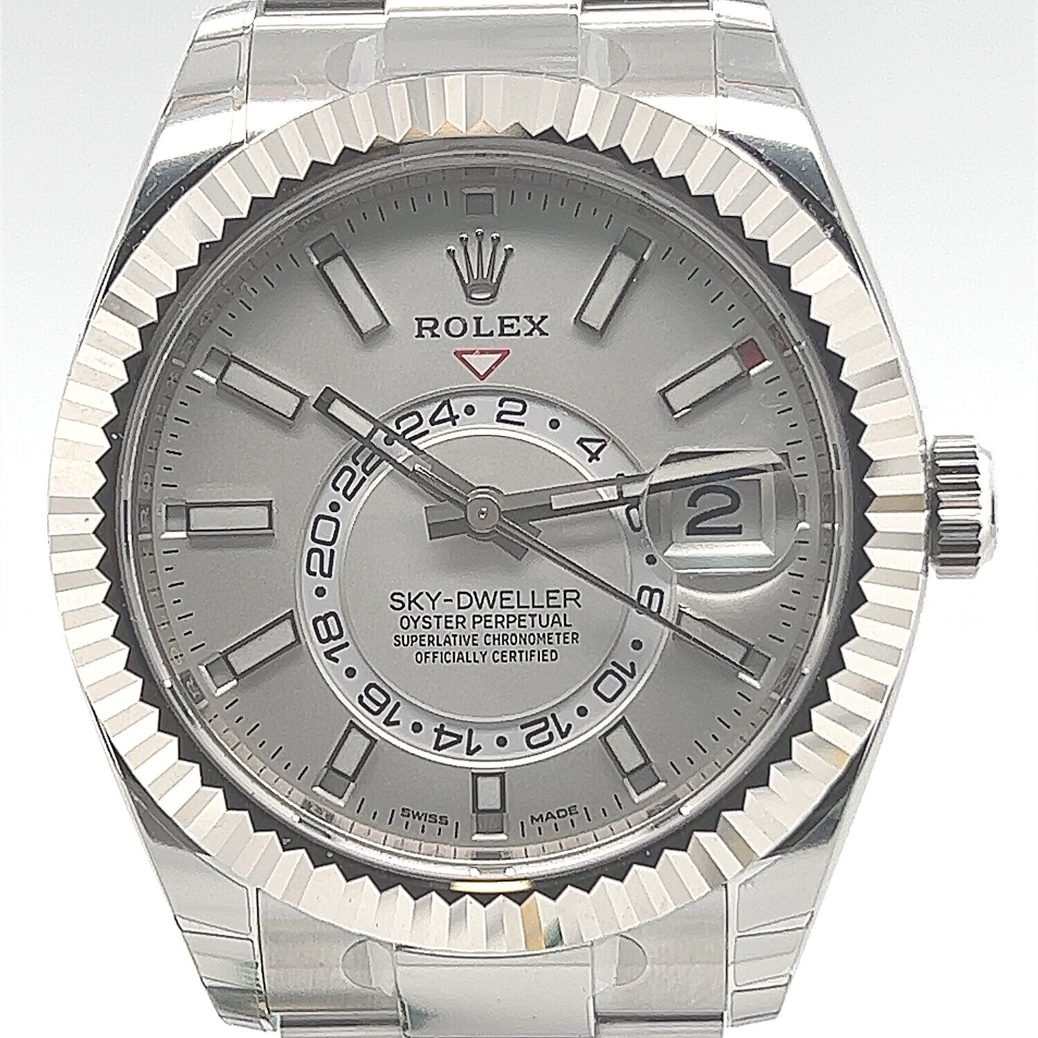 Rolex SkyDweller Stainless Steel - White Dial