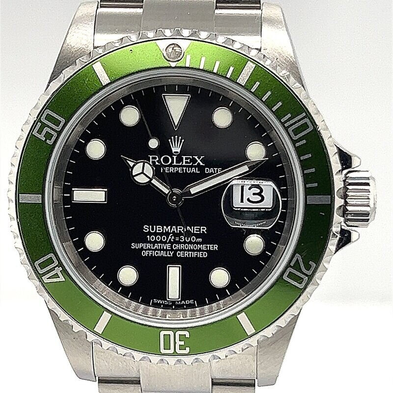 Rolex Stainless Steel 40mm Submariner Date - Kermit Anniversary