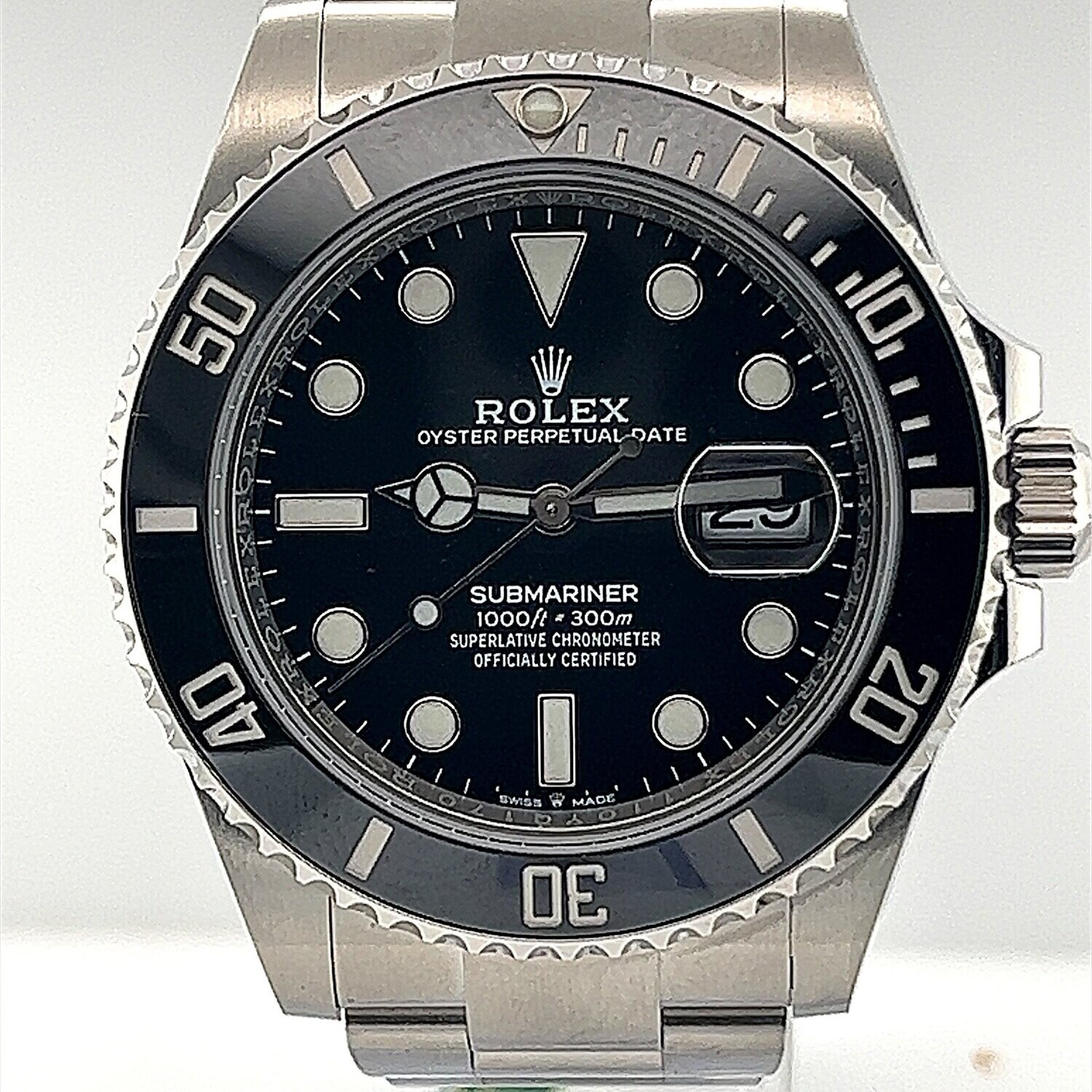 Rolex 41mm Stainless Submariner Date - Black Dial