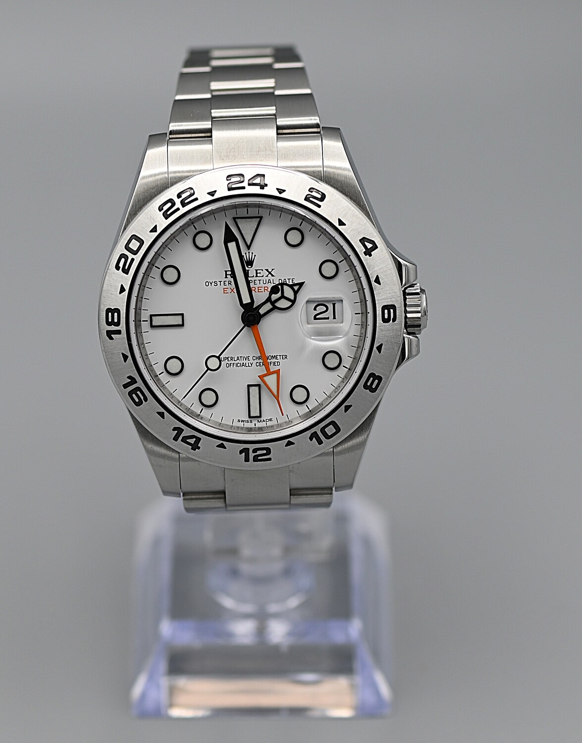 Rolex Explorer II - Stainless Steel - White Dial