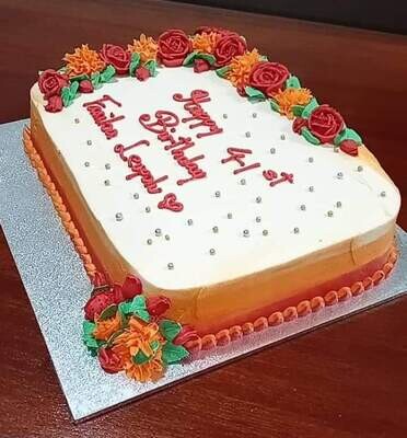 1/2 Sheet Birthday Cake (Large)
12&quot;x18&quot;x2&quot;