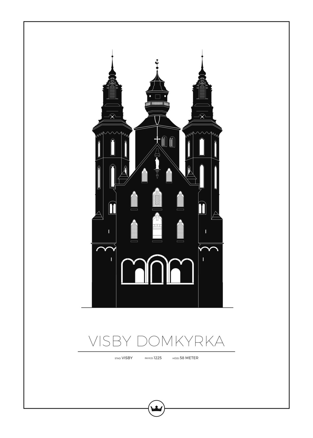 Posters Av Visby Domkyrka - Visby