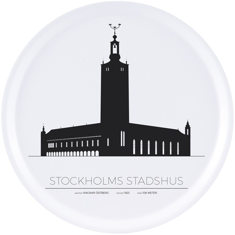 Bricka Stockholms Stadshus 38cm - Stockholm Bricka Stockholms Stadshus 38cm - Stockholm