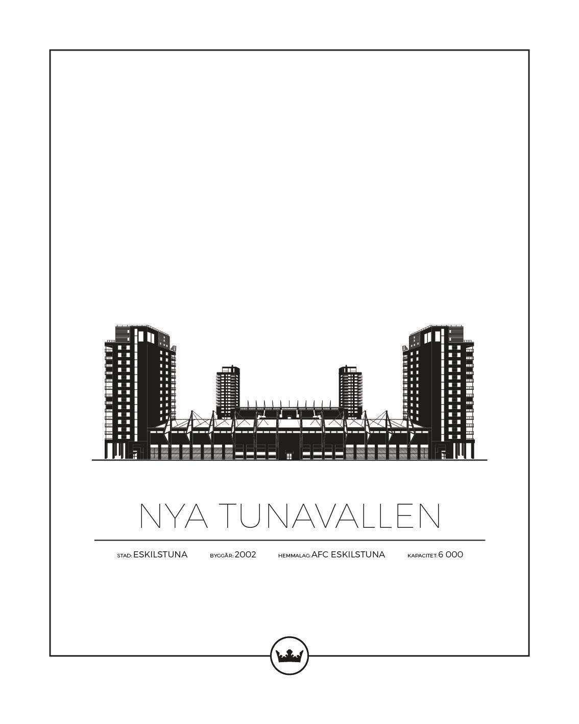 Posters Av Nya Tunavallen - AFC Eskilstuna - Eskilstuna