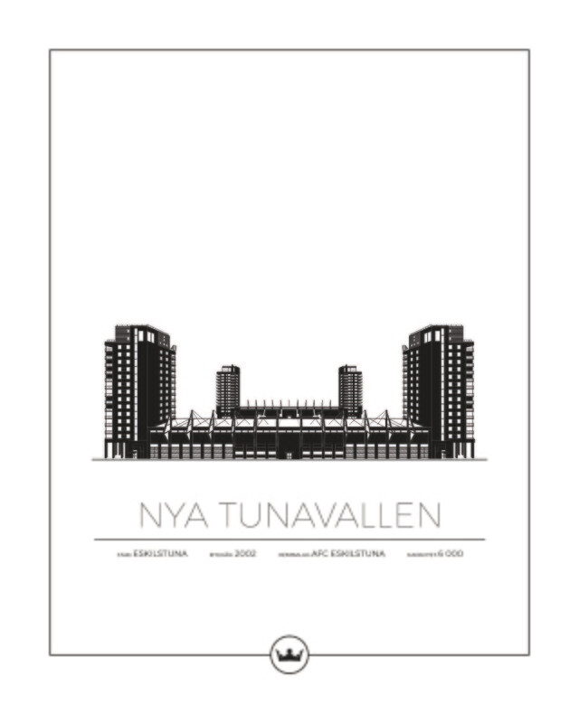 Posters Av Nya Tunavallen - AFC Eskilstuna - Eskilstuna