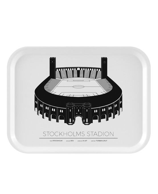 Bricka Stockholm Stadion - 27x20 Cm - Stockholm Bricka Stockholm Stadion - 27x20 Cm - Stockholm