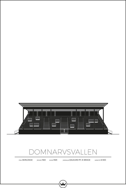 Posters Av Domnarsvallen - Dalkurd FF - Borlänge