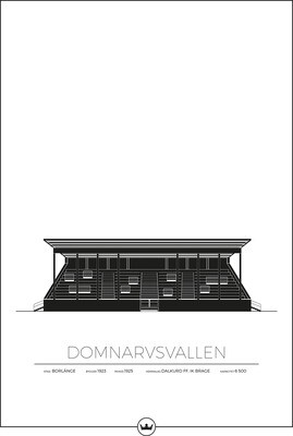 Posters Av Domnarsvallen - Dalkurd FF - Borlänge