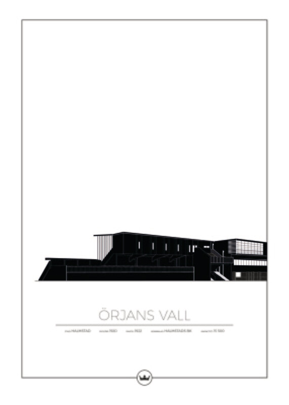 Posters Av Örjans Vall - Halmstad BK
