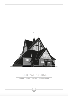 Posters Av Kiruna Kyrka - Kiruna