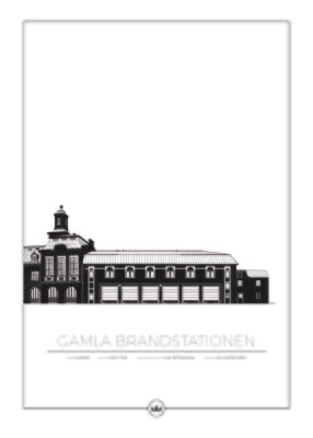Posters av Gamla Brandstationen - Kalmar
