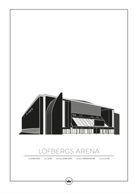 Posters Av Löfbergs Arena - Färjestads BK -  Karlstad