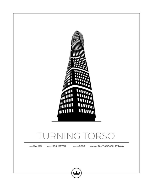 Posters Av Turning Torso - Malmö