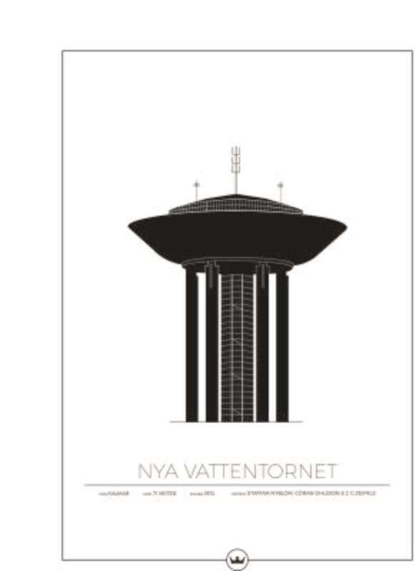 Posters Av Nya Vattentornet - Kalmar