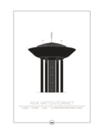 Posters Av Nya Vattentornet - Kalmar