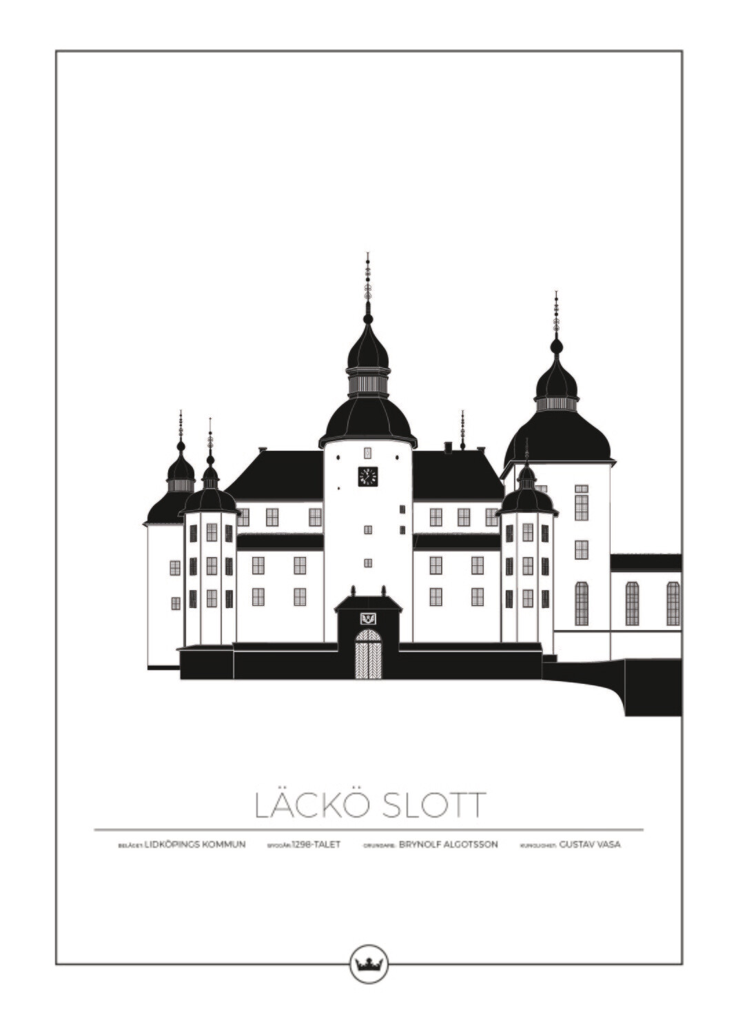 Poster av Läckö Slott - Lidköping