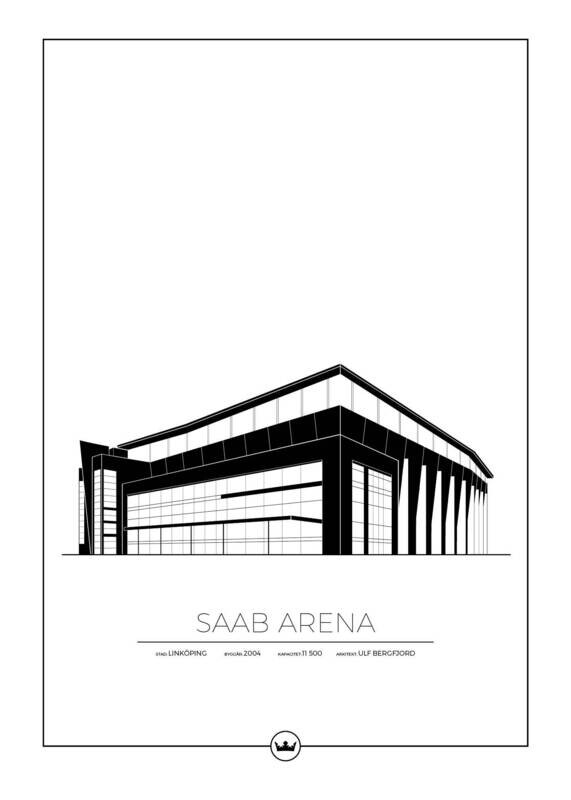 Posters Av Saab Arena - Linköping
