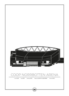 Posters Av Coop Norrbotten Arena - Luleå