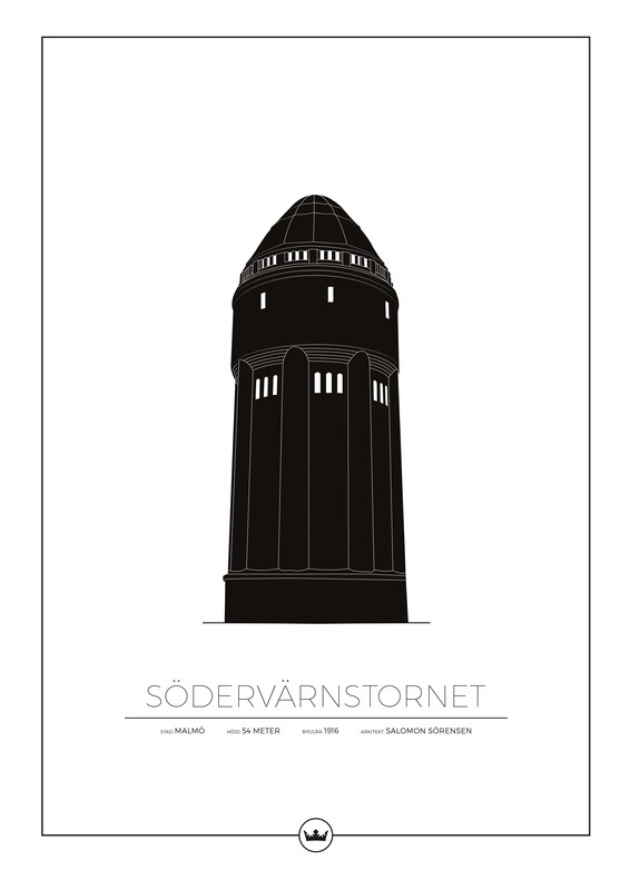 Posters Av Södervärnstornet - Malmö