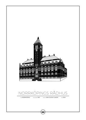 Posters Av Norrköpings Rådhus - Norrköping