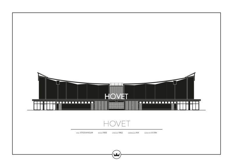 Posters av Hovet - AIK - Stockholm