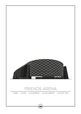 Posters Av Friends Arena - AIK - Stockholm - Solna