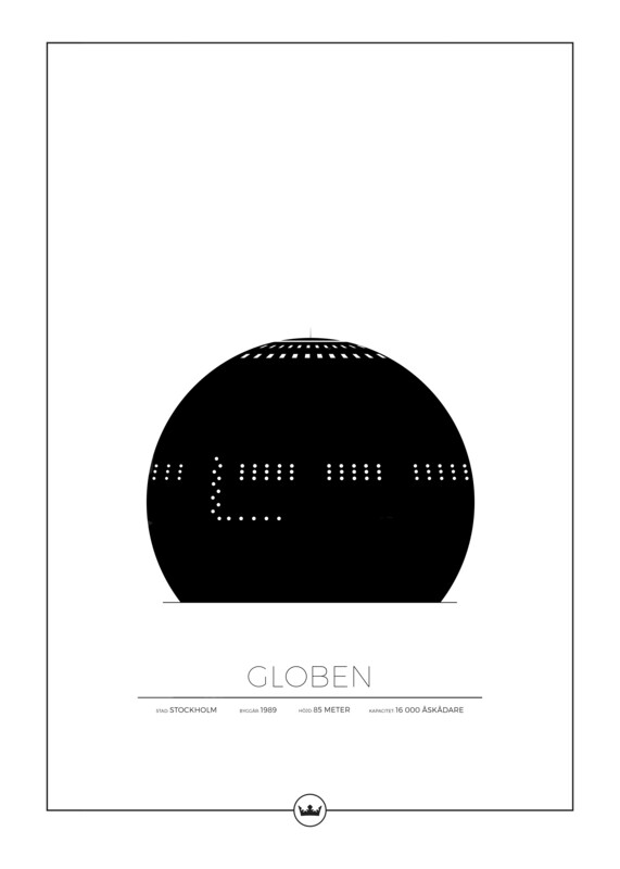 Posters Av Globen - Stockholm