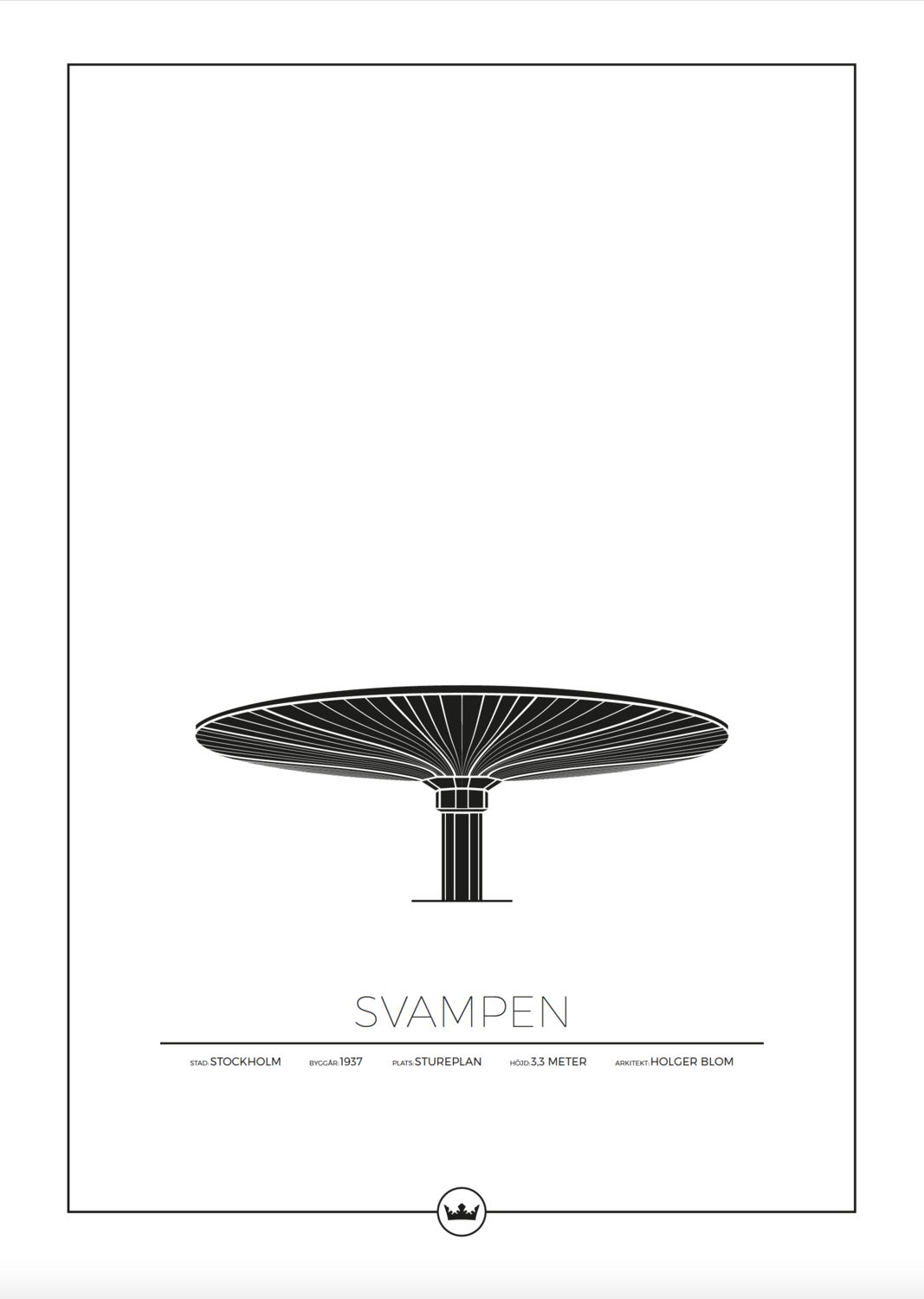 Posters Av Svampen - Stureplan -  Stockholm