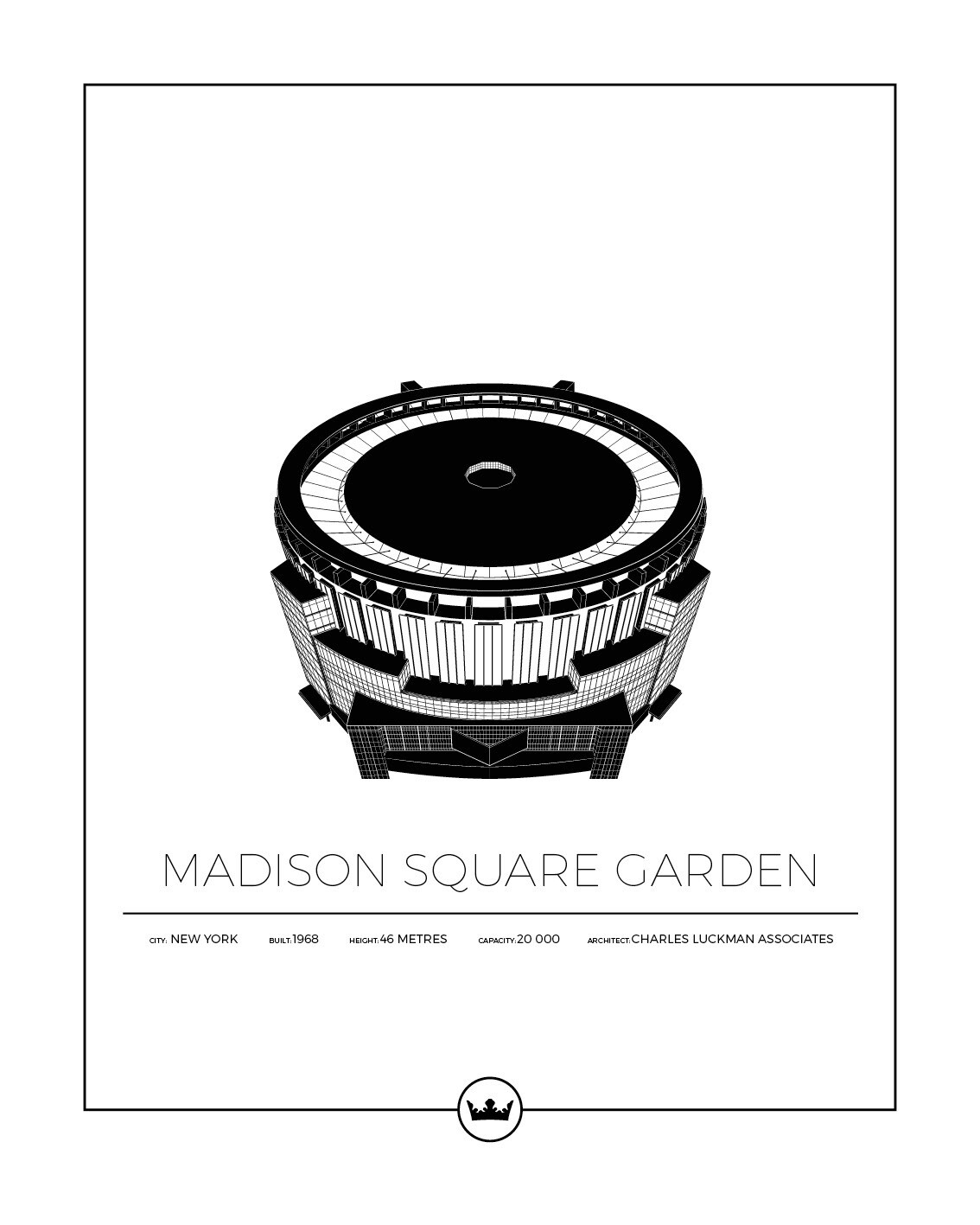 Posters Av Madison Square Garden - New York