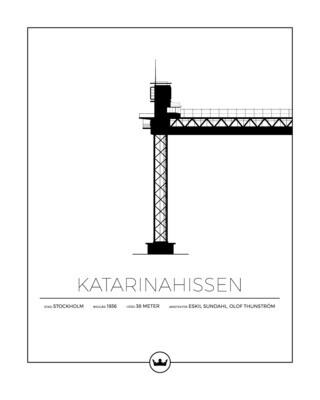 Posters Av Posters Av Katarinahissen - Stockholm