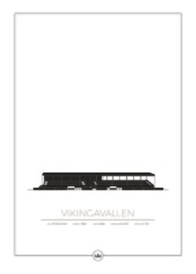 Posters Av Vikingavallen - Ik Frej - Täby - Stockholm