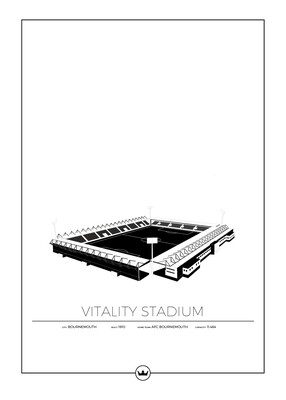 Posters av Vitality Stadium - Bournemouth