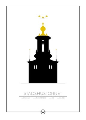 Posters Av Stadshustornet - Stockholm