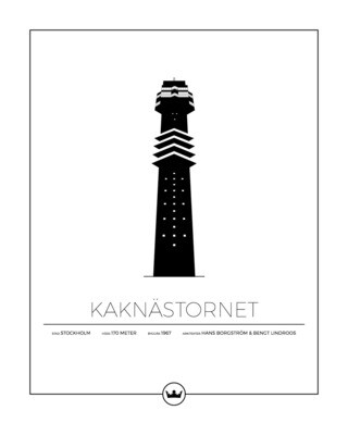 Posters Av Kaknästornet - Stockholm