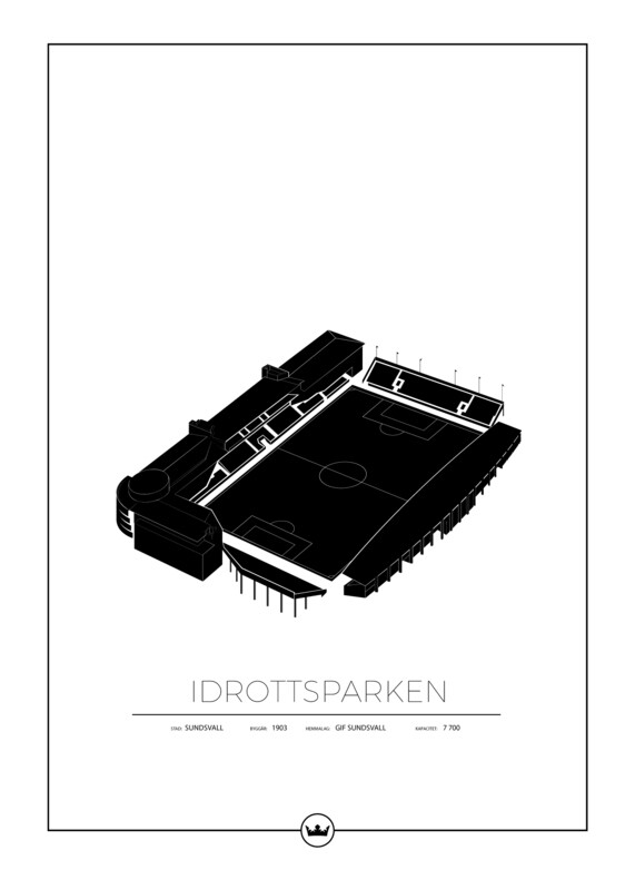Posters av Idrottsparken - GIF Sundsvall