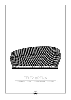 Posters Av Tele2 Arena - Stockholm