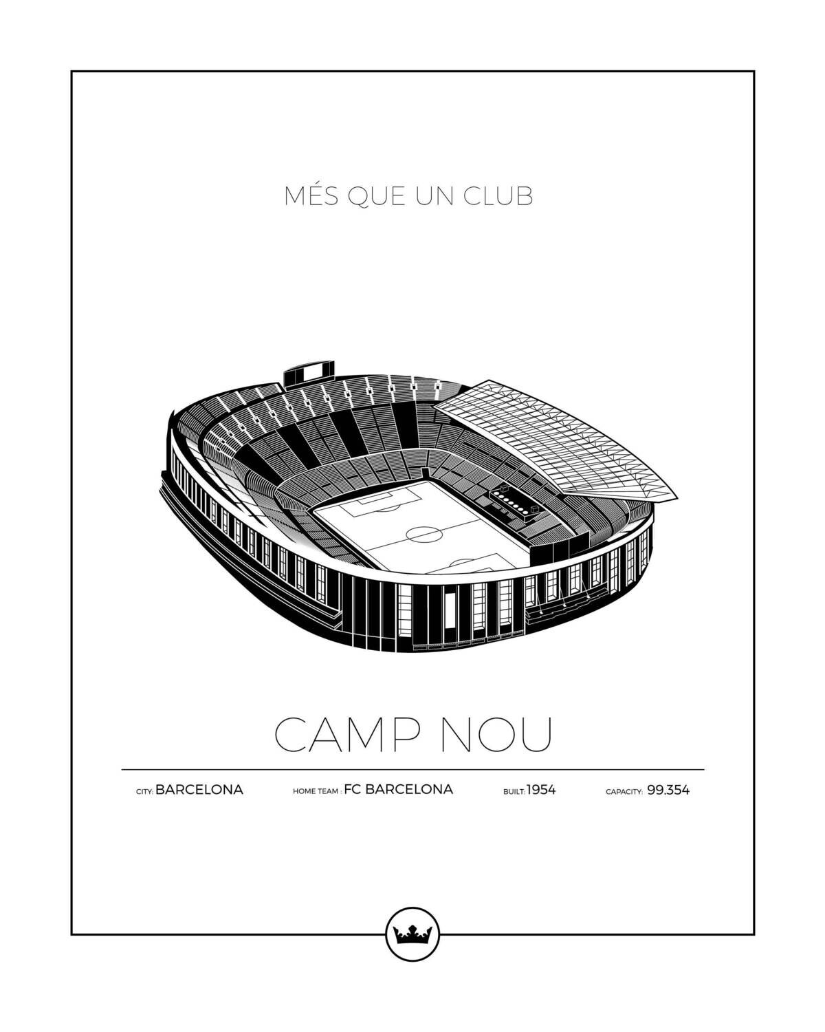 Posters Av Camp Nou - Barcelona