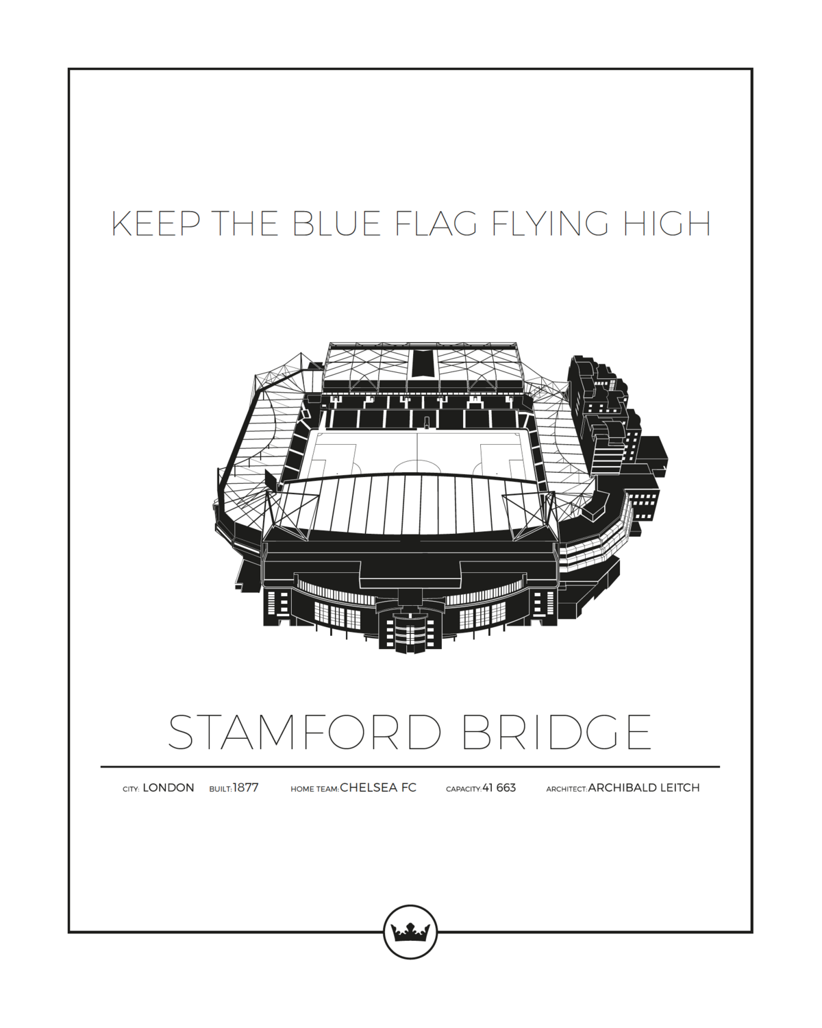 Posters Av Stamford Bridge - Chelsea - London