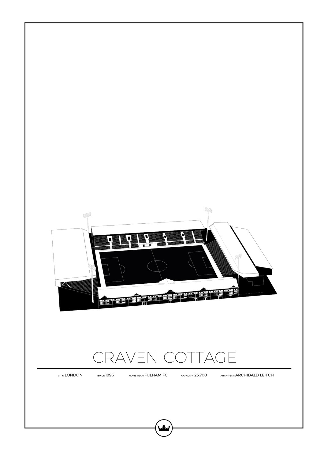 Posters av Craven Cottage - Fulham - London