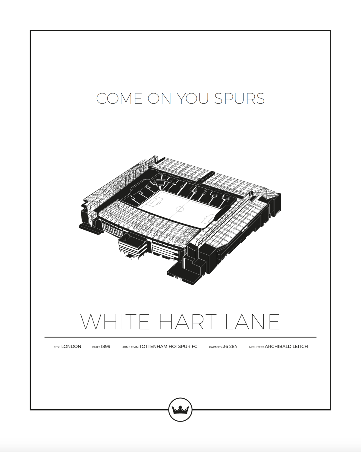 Posters Av White Hart Lane - Tottenham - London - England