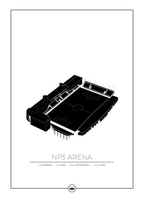 Posters av NP3 Arena - GIF Sundsvall