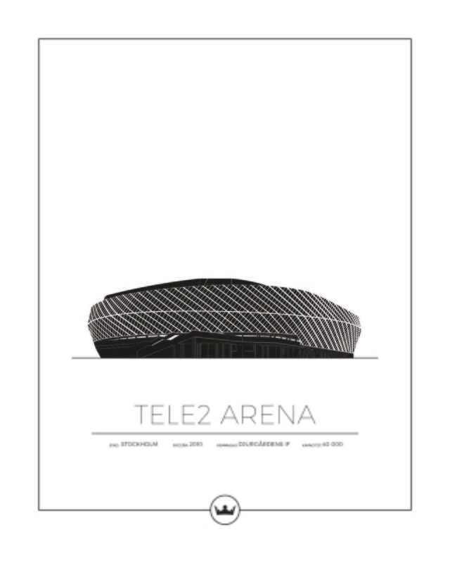 Posters Av Tele2 Arena - Djurgården