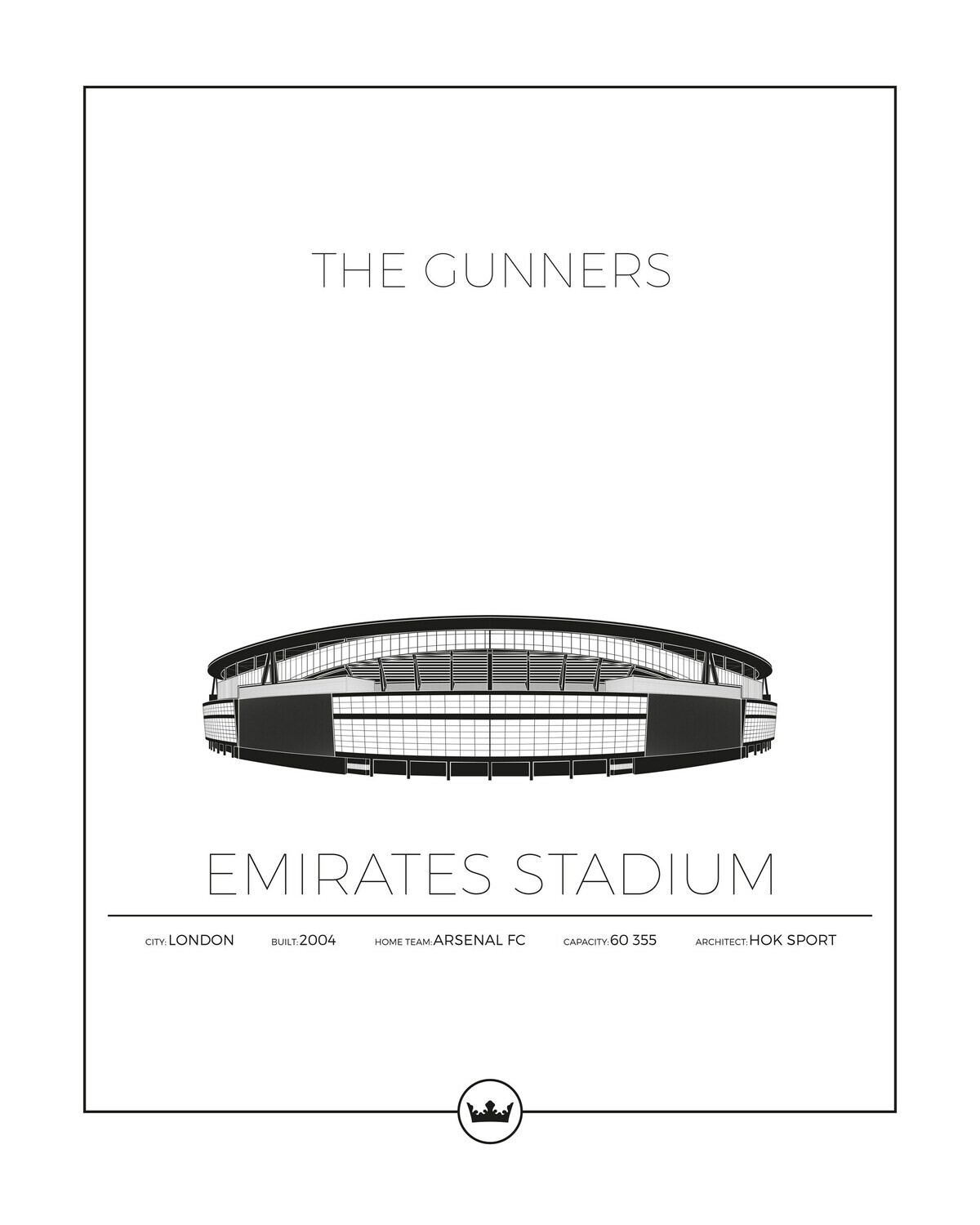 Posters Av Emirates Stadium - Arsenal - London
