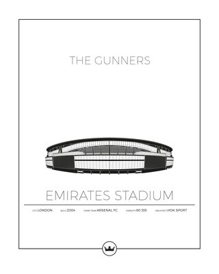 Posters Av Emirates Stadium - Arsenal - London