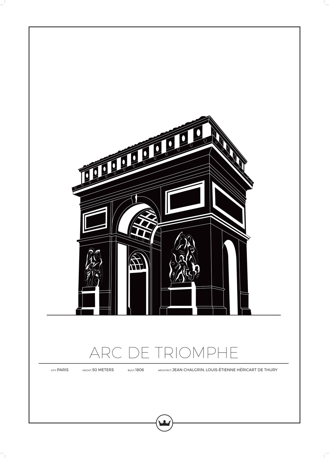 Posters Av Arc De Triomphe - Paris