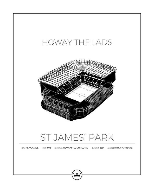 Posters av St James' Park - Newcastle