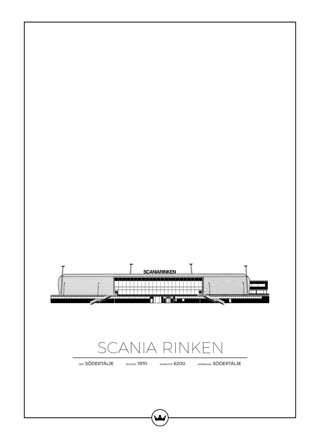Poster av Scaniarinken - Södertälje
