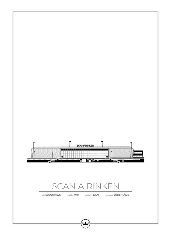 Poster av Scaniarinken - Södertälje