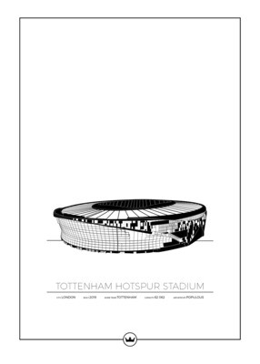 Posters av Tottenham Hotspur Stadium