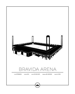 Posters Av Bravida Arena - Bk Häcken - Göteborg
